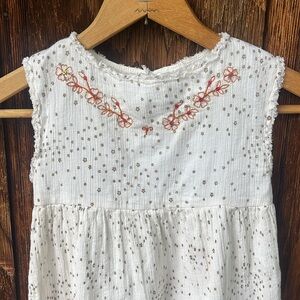 Embroidered Almirah Girls Cotton Dress - Size 7Y